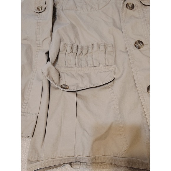 C. C. Filson Style 50 Khaki Utility Jacket Shooting Safari Fishing Mens Sz Large - Picture 3 of 11